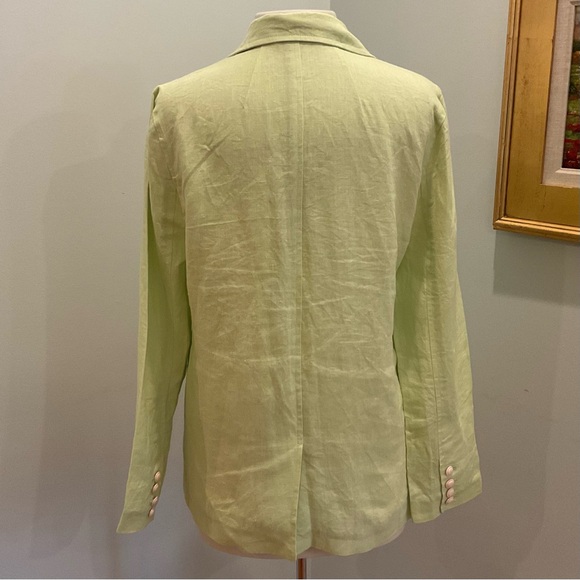 Roller Rabbit 100% Linen Boho Chic Oversized Blazer - Picture 5 of 9